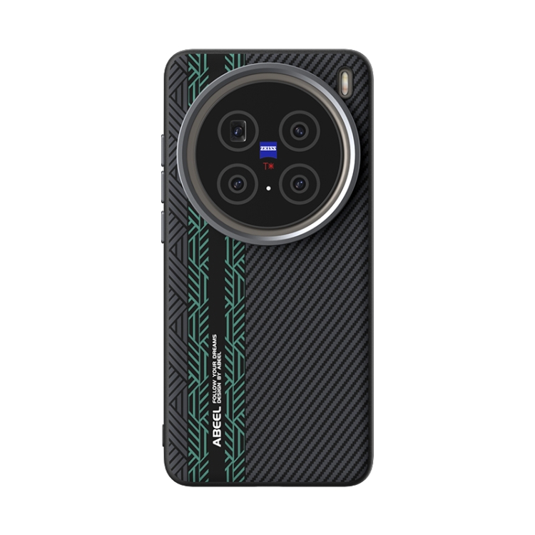E-shop ABEEL RELIEF Ochranný kryt pre Vivo X200 Pro 5G BLACK GREEN