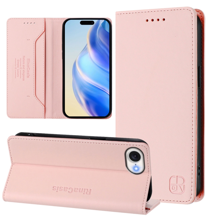 E-shop RINA Zaklápacie puzdro pre Apple iPhone 16e / iPhone 17e ružové