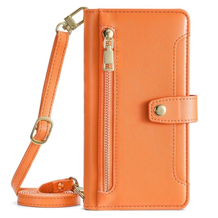 E-shop PASTEL Peňaženkové puzdro pre Xiaomi Redmi Note 14 Pro 5G / Poco X7 oranžové
