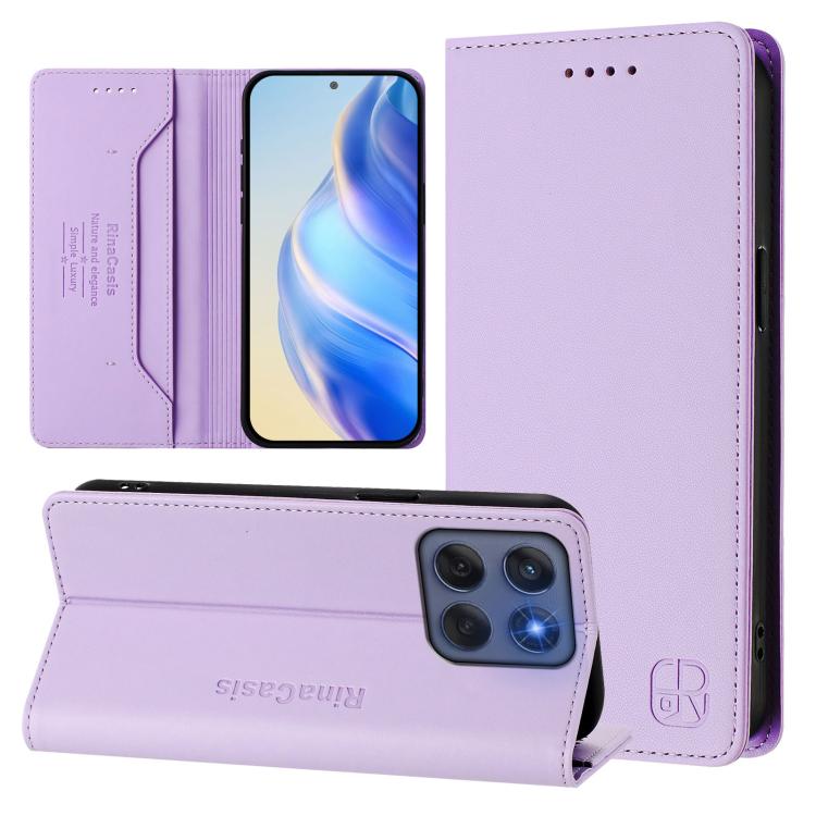 E-shop RINA Zaklápacie puzdro pre Motorola Edge 60 / Edge 60 Fusion svetlofialové