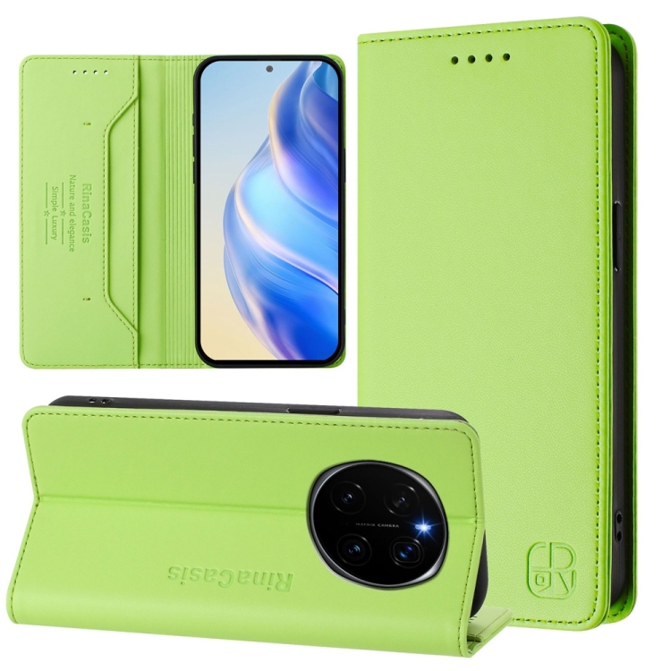 E-shop RINA Zaklápacie puzdro pre Honor Magic7 Pro 5G svetlozelené