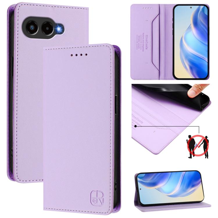 E-shop RINA Zaklápacie puzdro pre T Phone 3 svetlofialové