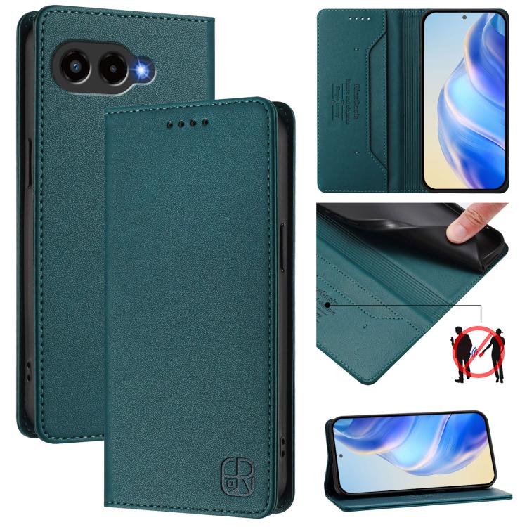 E-shop RINA Zaklápacie puzdro pre T Phone 3 tmavozelené