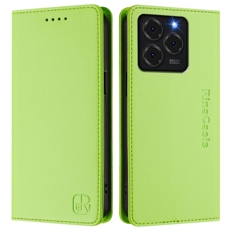 E-shop RINA Zaklápacie puzdro pre Ulefone Note 20 Pro svetlozelené