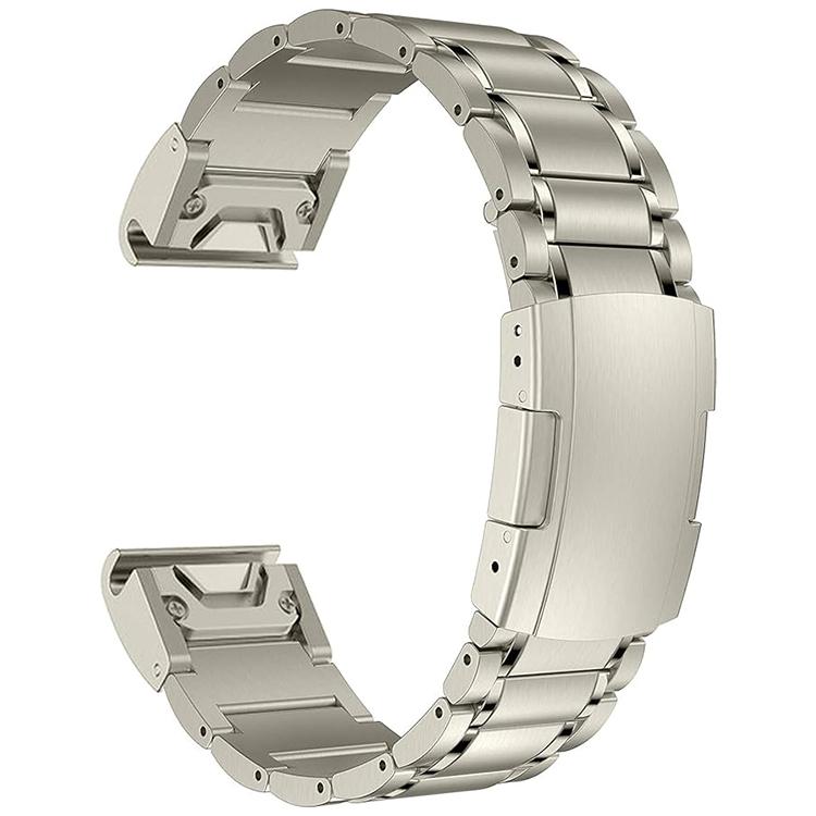 E-shop ARMOUR QuickFit Kovový remienok pre Garmin - šírka 26mm TITANIUM GREY