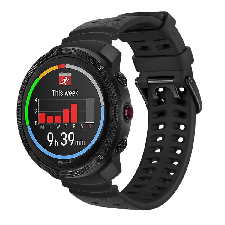 E-shop SILICONE Vymeniteľný remienok pre Polar Vantage M3 čierny