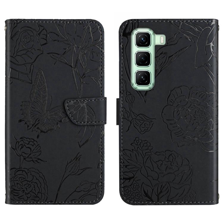 E-shop ART BLOSSOM Peňaženkový obal pre Infinix Hot 50 Pro čierny