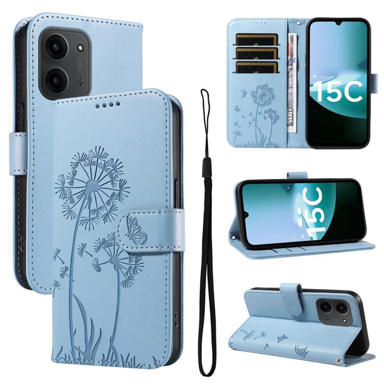 E-shop ART DANDELION Peňaženkové puzdro pre Xiaomi Redmi 15C / Redmi 15C 5G modré