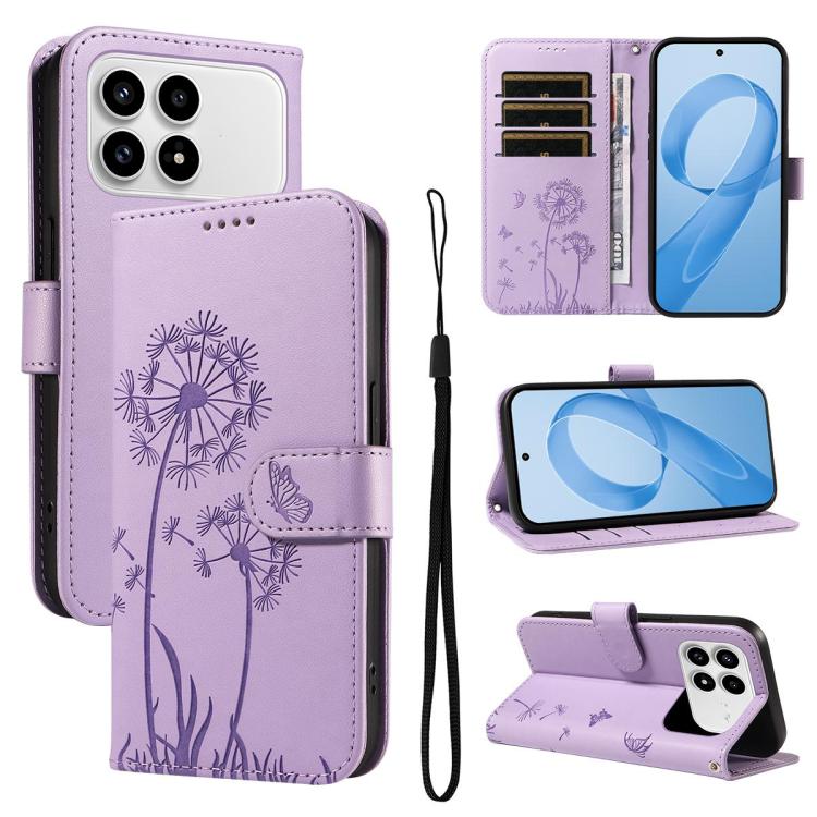 E-shop ART DANDELION Peňaženkové puzdro pre POCO F8 Pro fialové