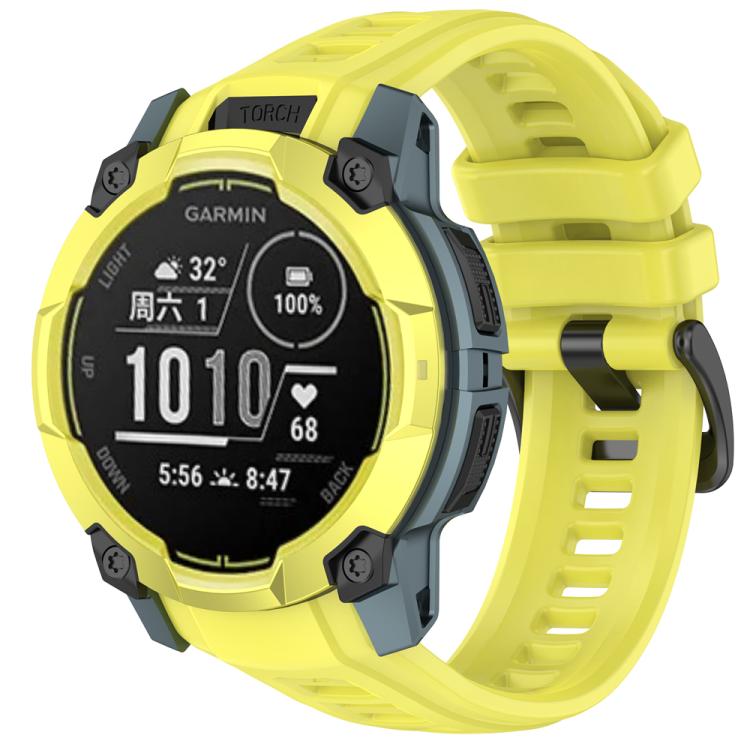 E-shop SILICONE Vymeniteľný remienok pre Garmin Instinct 3 45mm žltý