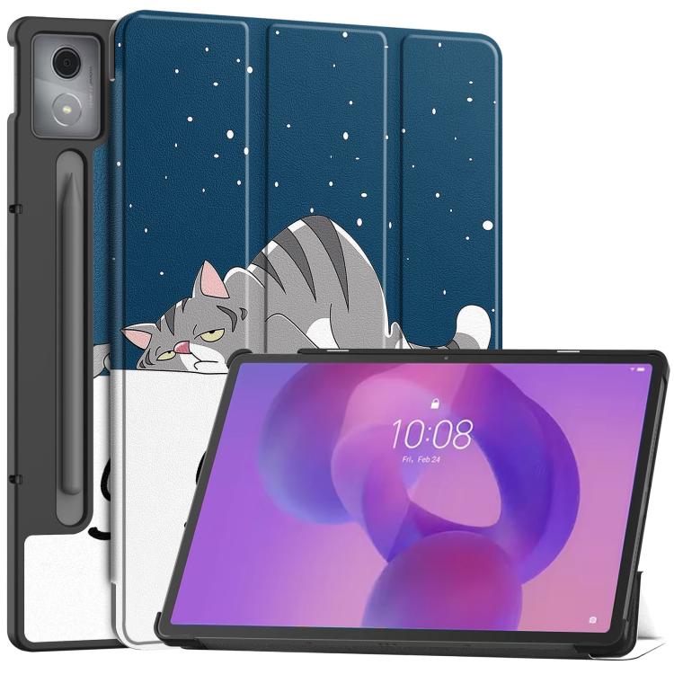E-shop ART Zaklápacie puzdro pre Lenovo Idea Tab Pro LAZY CAT