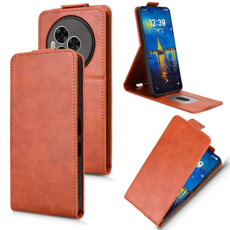 E-shop Vyklápacie puzdro pre TCL NxtPaper 60 Ultra 5G hnedé