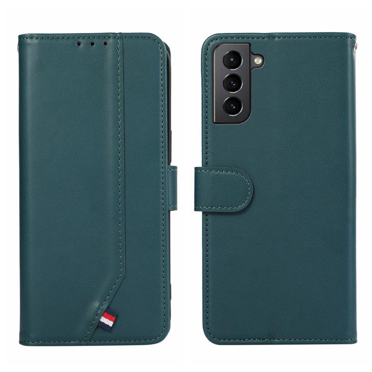 E-shop ABEEL DELICATE Peňaženkový obal Samsung Galaxy S21 5G zelený