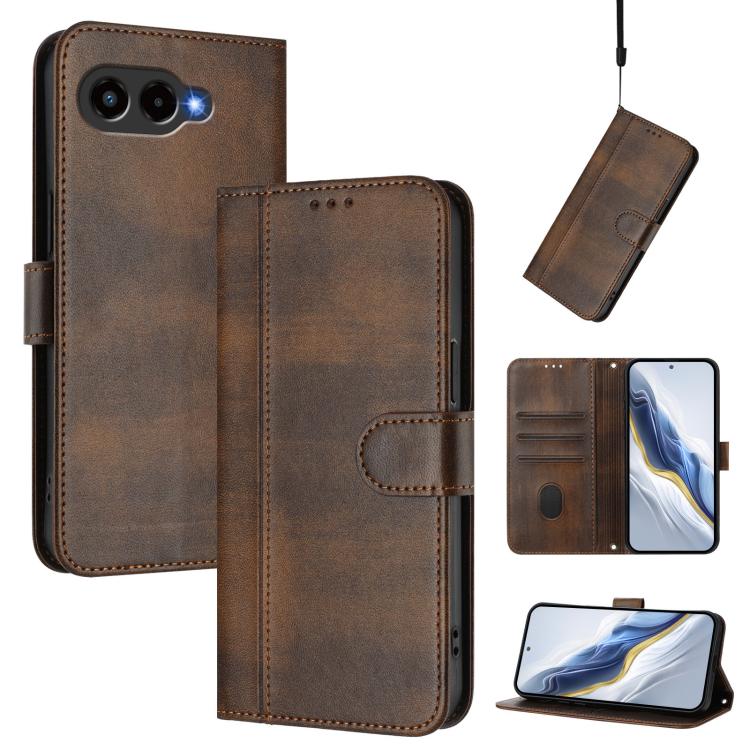 E-shop LINEAR Peňaženkový obal pre T Phone 3 hnedý