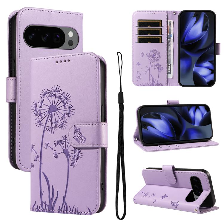 E-shop ART DANDELION Peňaženkové puzdro pre Google Pixel 10 / Google Pixel 10 Pro fialové