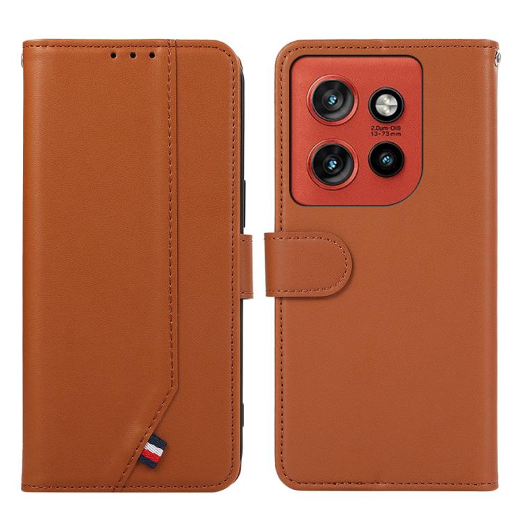 E-shop ABEEL DELICATE Peňaženkový obal Motorola Edge 70 hnedý
