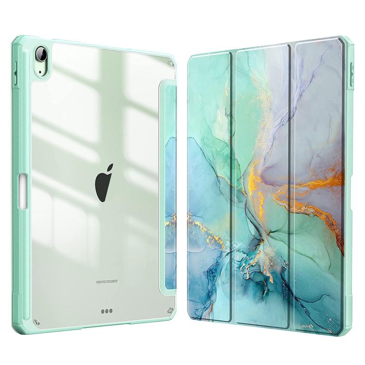 E-shop ART MARBLE FOLIO Puzdro pre Apple iPad (A16) 2025 / iPad 2022 GREEN