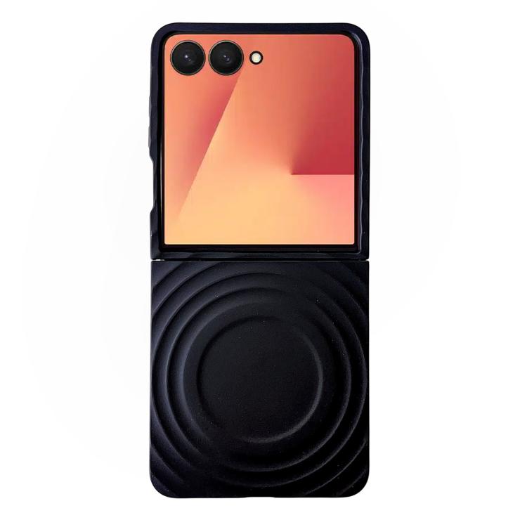 E-shop RIPPLE CASE Plastový kryt s MagSafe Samsung Galaxy Z Flip7 5G čierny