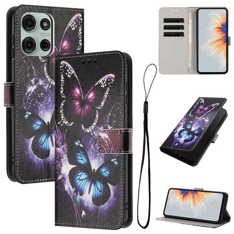 E-shop ART Peňaženkový obal pre Motorola Moto G86 5G BUTTERFLIES