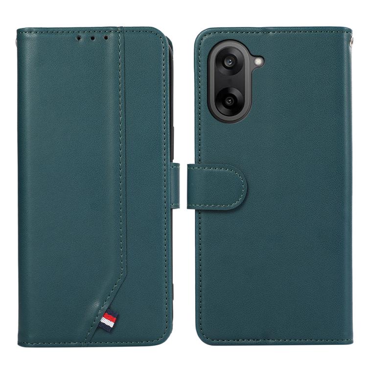 E-shop ABEEL DELICATE Peňaženkový obal OnePlus Nord CE 5 5G zelený