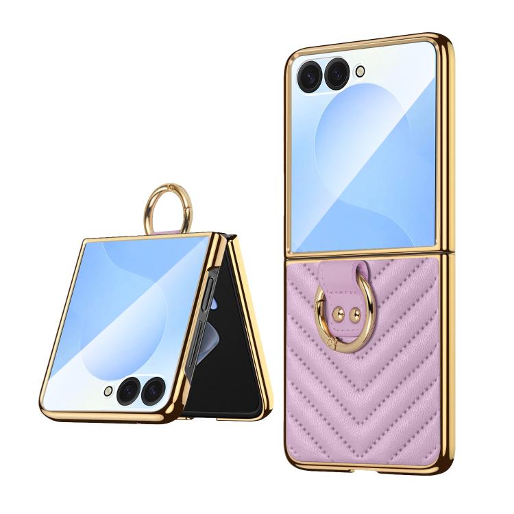 E-shop DREAMY Kryt so zabudovaným sklom Samsung Galaxy Z Flip7 5G fialový