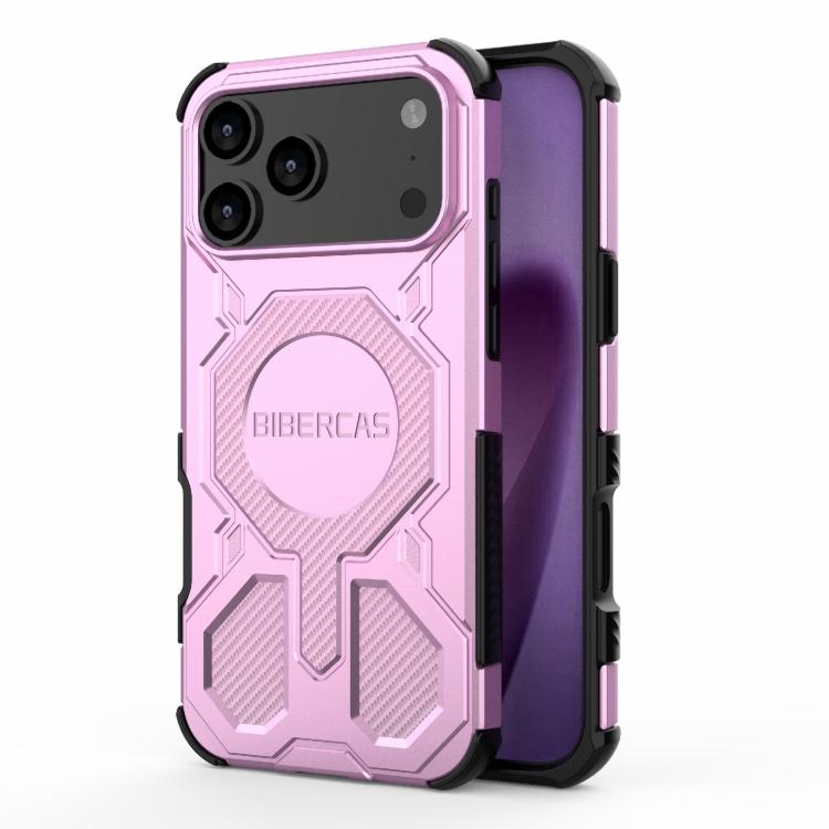 E-shop BIBERCAS COLOR Ochranný kryt s MagSafe Apple iPhone 17 Pro Max ružový