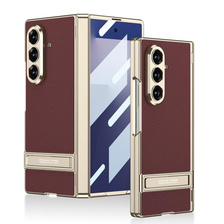 E-shop GKK TRIUMPH Ultratenký kryt so stojanom pre Samsung Galaxy Z Fold7 5G RED