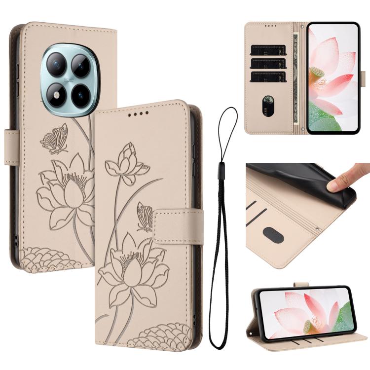 E-shop ART LOTUS Peňaženkové puzdro pre Xiaomi Redmi Note 15 Pro 5G zlaté