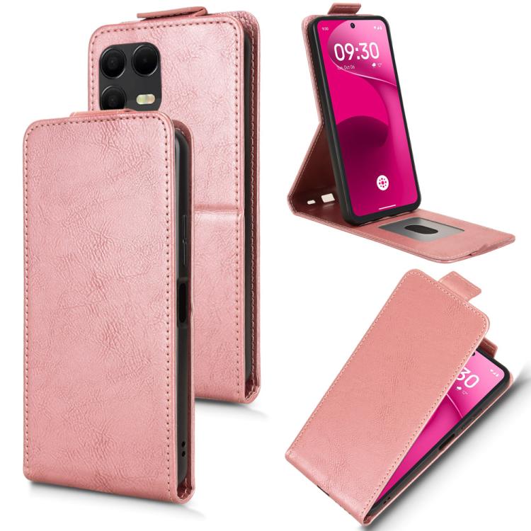 E-shop Vyklápacie puzdro pre T Phone 3 Pro ružové