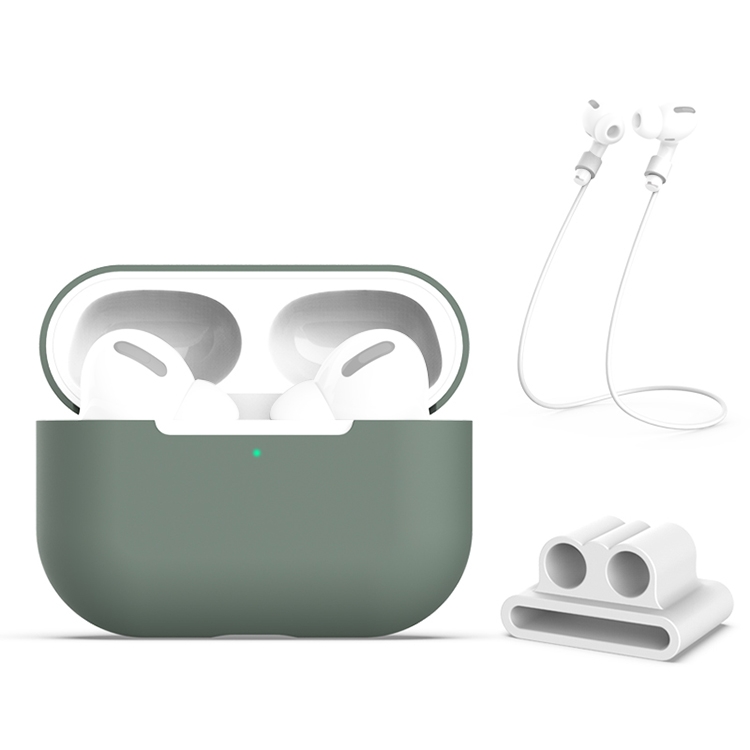 E-shop PROTEMIO 3in1 Sada pre ochranu slúchadiel Apple AirPods Pro zelená
