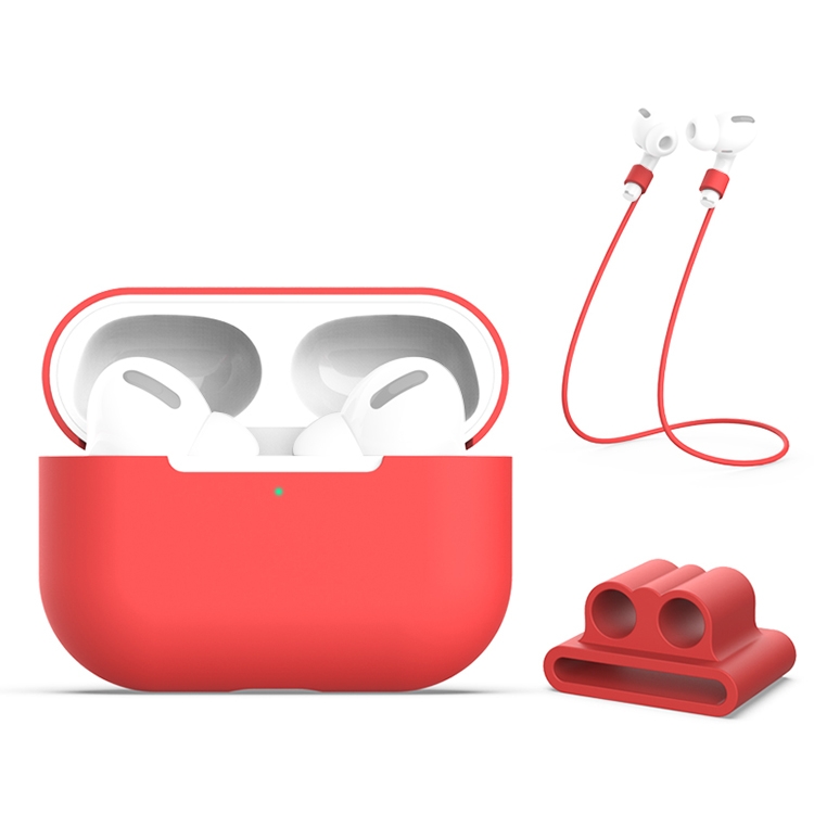 E-shop PROTEMIO 3in1 Sada pre ochranu slúchadiel Apple AirPods Pro červená