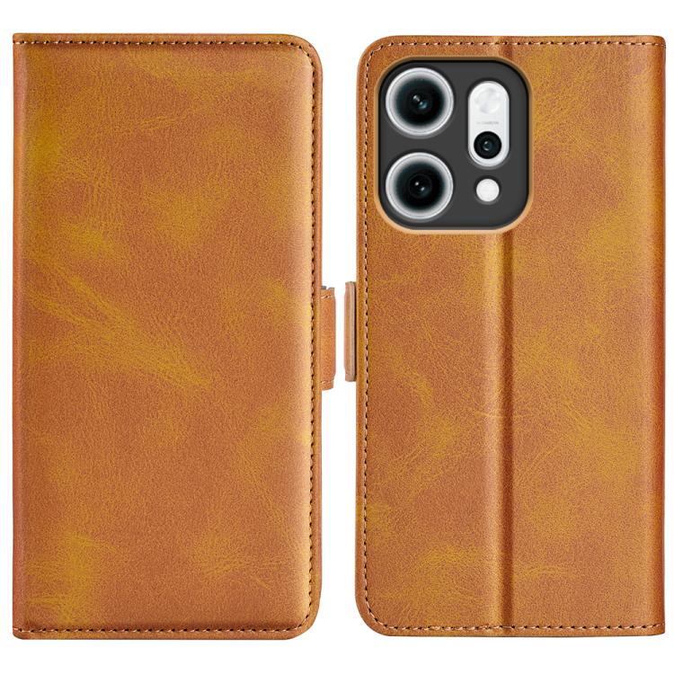 E-shop SIDE Peňaženkové puzdro pre Oppo Reno14 5G svetlohnedé