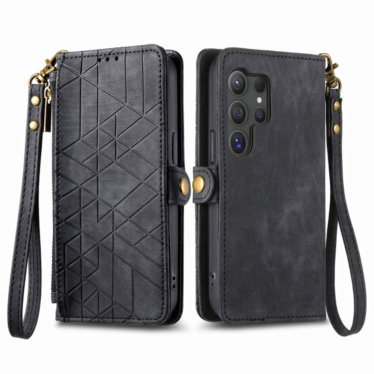 E-shop GEOM Peňaženkové puzdro pre Samsung Galaxy S25 Ultra 5G čierne