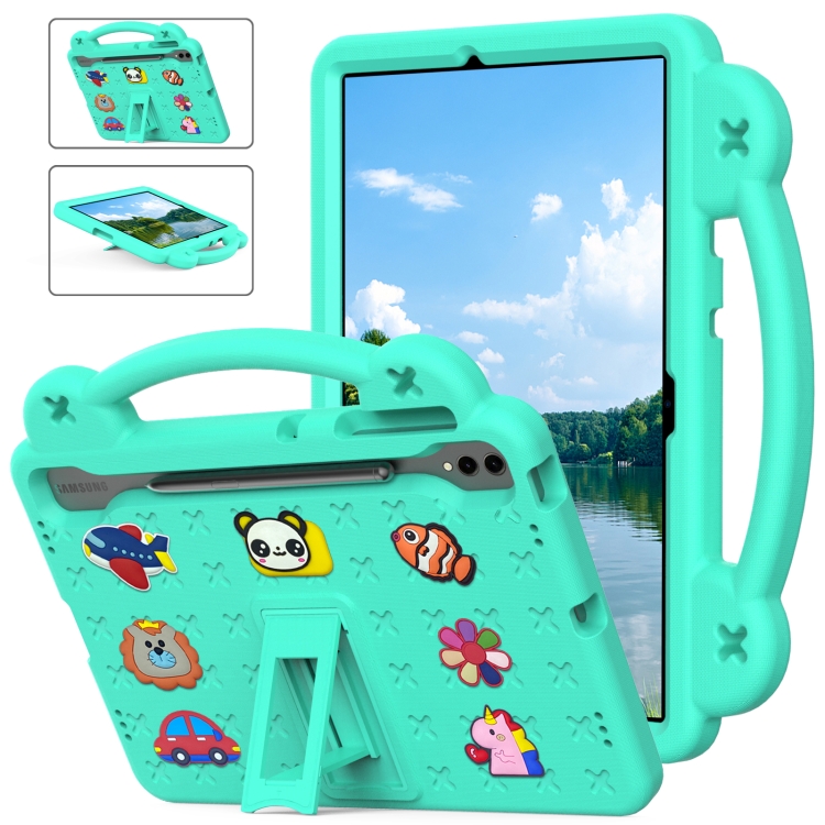E-shop FANY Detský kryt na tablet pre Samsung Galaxy Tab S10+ svetlozelený