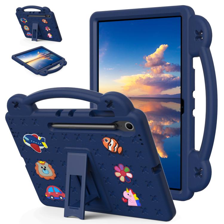 E-shop FANY Detský kryt na tablet pre Samsung Galaxy Tab S10 FE+ tmavomodrý