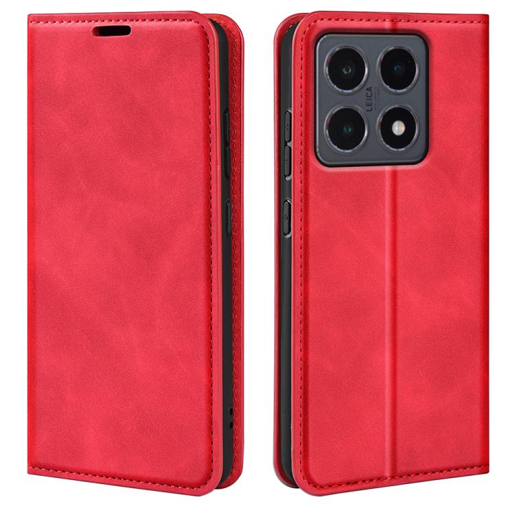 E-shop MAGNETIC Zaklápací kryt pre Xiaomi 15T červený