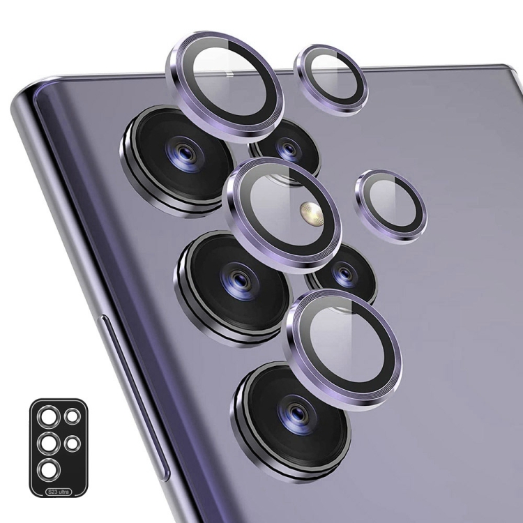 E-shop ENKAY ALU Sklo pre fotoaparát Samsung Galaxy S24 Ultra 5G PURPLE