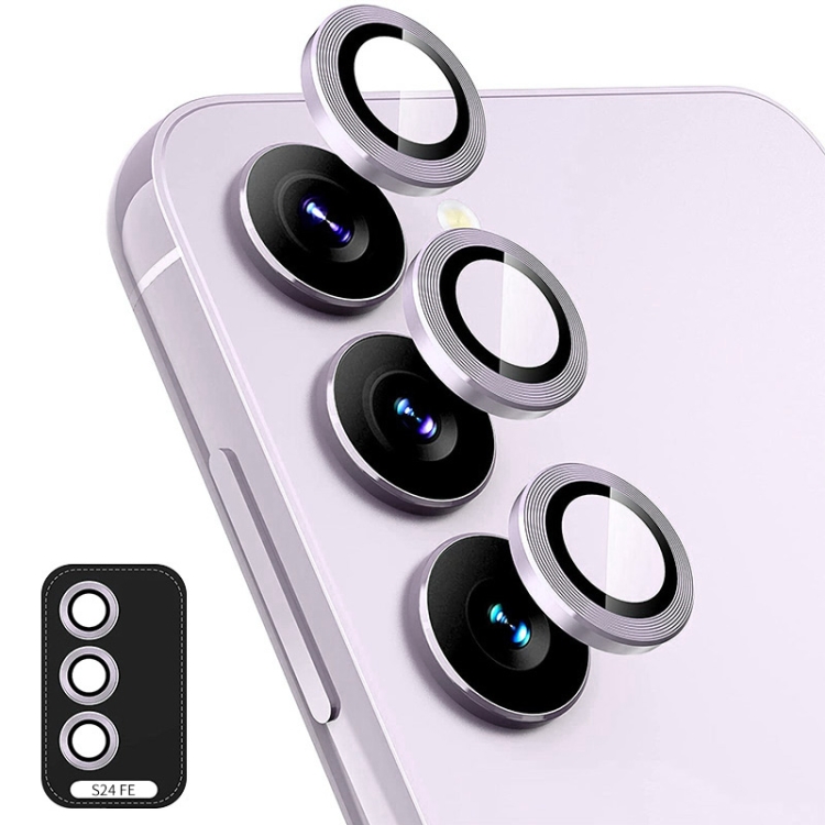E-shop ENKAY ALU Sklo pre fotoaparát Samsung Galaxy S24 FE 5G PURPLE