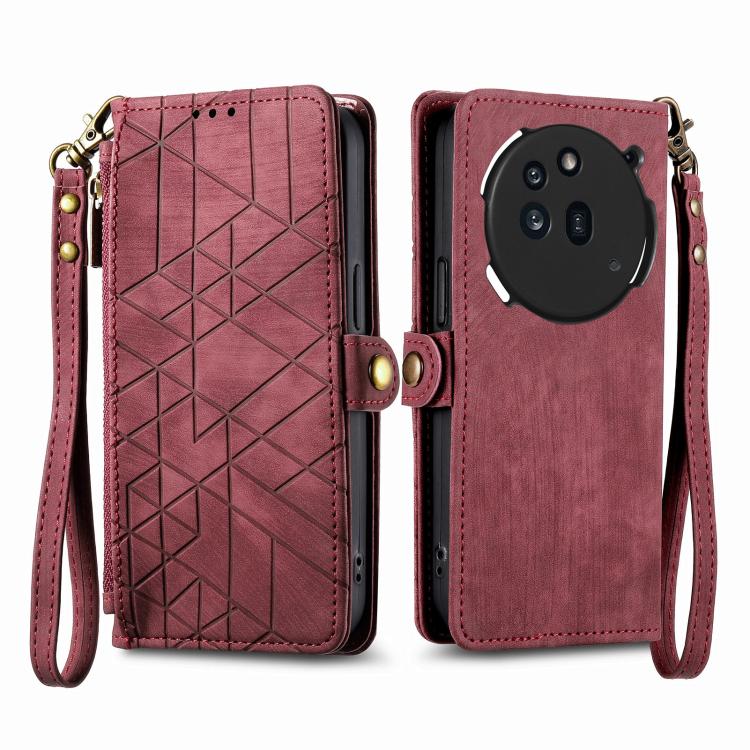 E-shop GEOM Peňaženkové puzdro pre Nothing Phone (3a) Pro červené