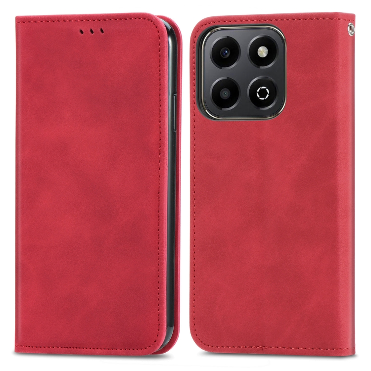 E-shop MAGNETIC Zaklápací kryt pre Honor 200 Smart 5G červený