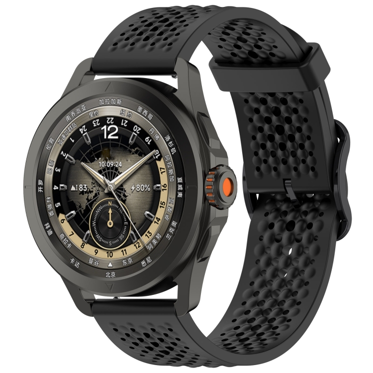 E-shop AIRY Silikónový remienok pre Xiaomi Watch S4 Sport čierny