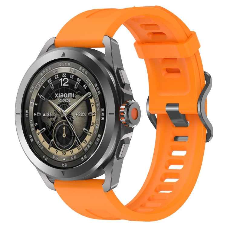 E-shop SILICONE Vymeniteľný remienok pre Xiaomi Watch S4 Sport oranžový