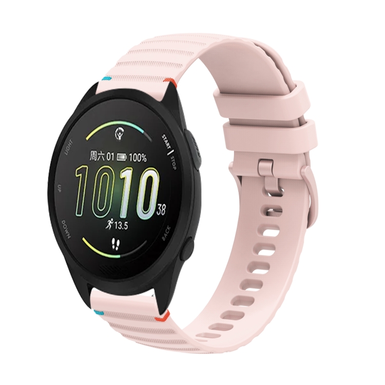 E-shop WAVY Silikónový remienok pre Garmin Forerunner 165 ružový