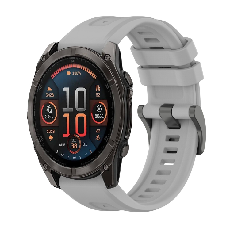 E-shop SILICONE Vymeniteľný remienok pre Garmin Fenix 8 51mm šedý