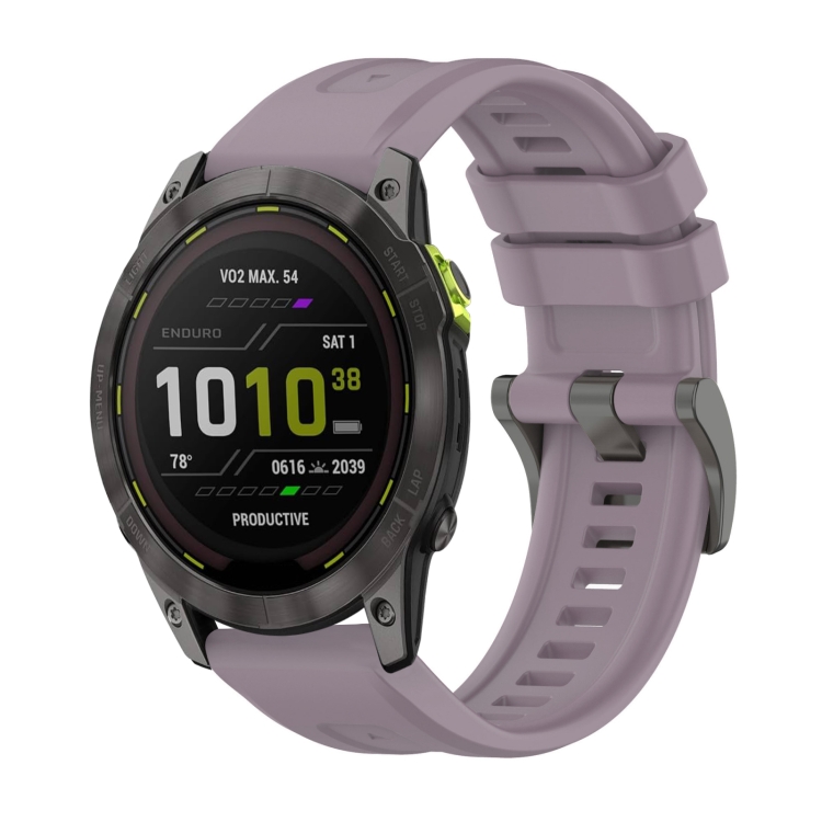 E-shop SILICONE Vymeniteľný remienok pre Garmin Enduro 3 fialový