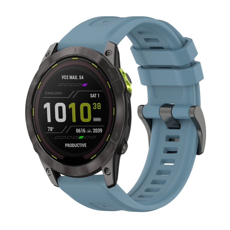 E-shop SILICONE Vymeniteľný remienok pre Garmin Enduro 3 modrý
