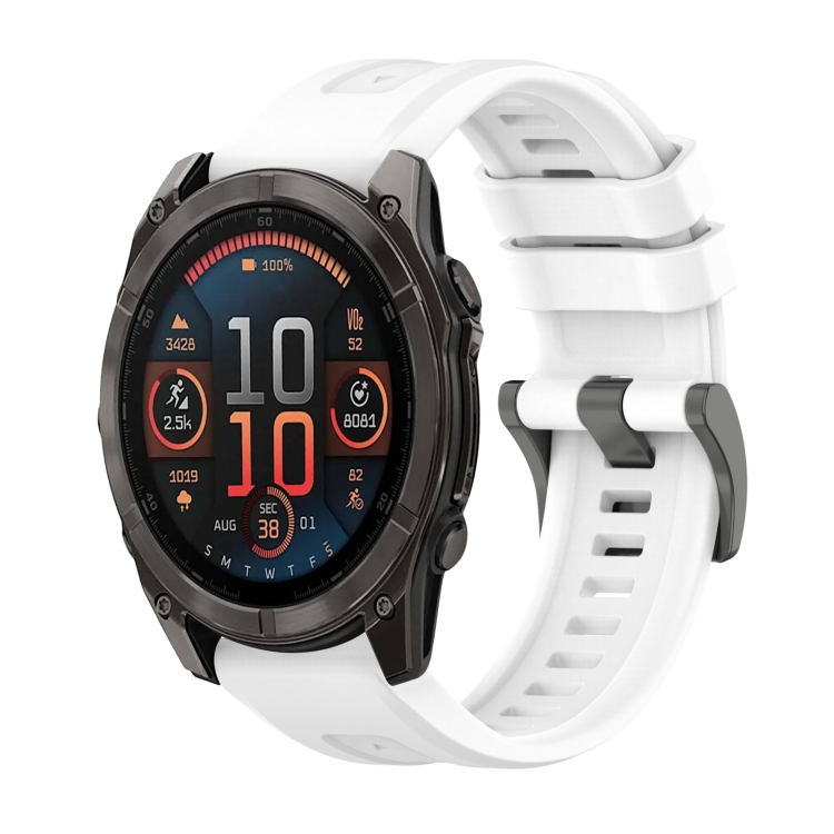 E-shop SILICONE Vymeniteľný remienok pre Garmin Fenix 8 47mm biely