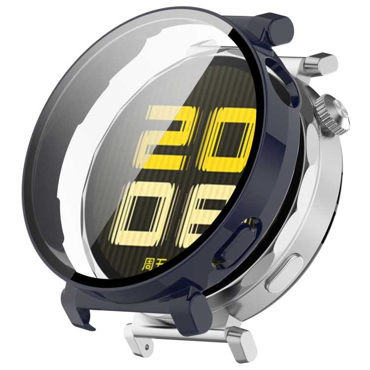 E-shop PC FULL COVER Plastový kryt so sklom pre Huawei Watch GT 5 Pro 42mm modrý