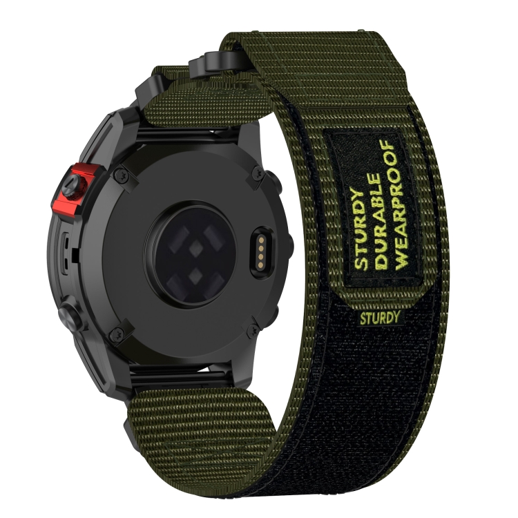 E-shop STURDY Nylonový remienok pre Garmin Fenix 8 43mm tmavozelený