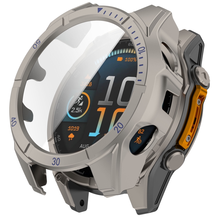 E-shop LUNET FULL COVER Plastový kryt so sklom pre Garmin Fenix 8 AMOLED 43mm TITANIUM BLUE